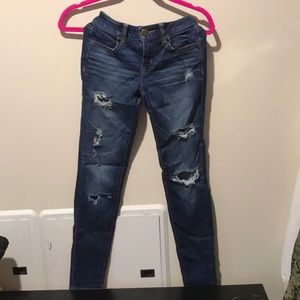 American Eagle ripped jegging